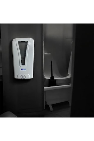 Wespa Otomatik Köpük Sabun Dispenseri, Sensörlü, Beyaz, Duvara Monte, Banyo Ve Tuvalet İçin, Pilli Ve Elektrikli Çok Renkli