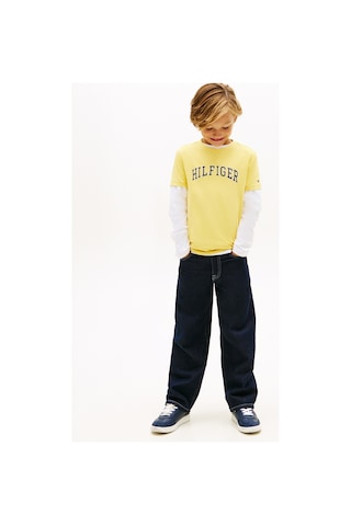 Tommy Hilfiger Sarı Erkek Çocuk Baskılı T-shirt Kb0kb10420zgp Sarı