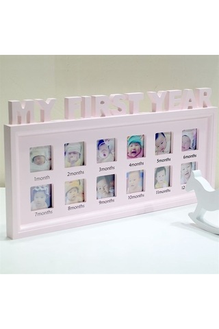 Tongxida Yaratıcı Kendin Yap Ev Dekoru Bebek Anıtı Büyüyen Fotoğraf Çerçevesi Mavi