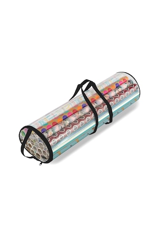 Noel Silindiri Hediye Paketi Saklama Şeffaf Çanta Hediye Paketi Düzenleyici Noel Noel Düzenleyici - Mağazalar Noel Süsleri Simli Çelenkler Mumlar Siyah