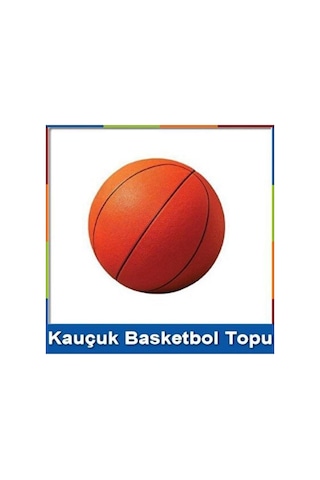 Kauçuk Basketbol Topu 7 Numara Profesyonel Boy İç Dış Mekan Basketbol Topu Çok Renkli - 855609562