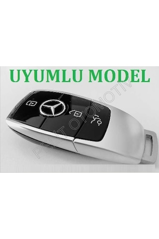 Mercedes E200 E300 Gls Gla Anahtar Kılıfı Süperlüx Mavi
