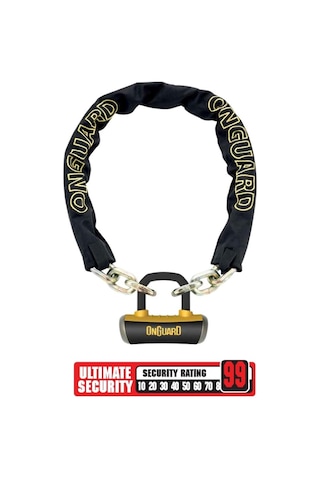 Onguard Mastiff Zincir Ve 16,8mm Boxxer Kilit 8016 Lx 180cmx14mm
