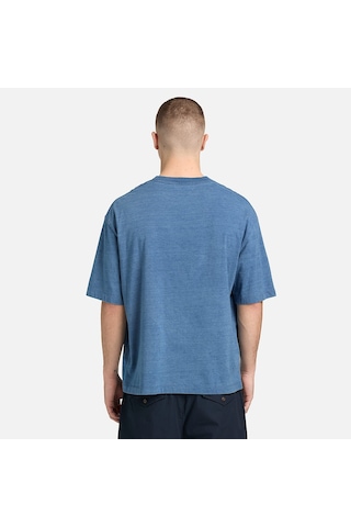Timberland Indigo Tee Erkek T-shirt-32263 Mavi
