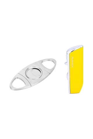Parmida Sarı Üç Torch Pürmüz Çakmak Ve Metal Kesici Set