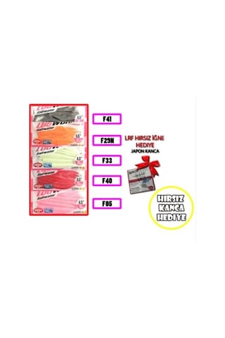 Lucky John Lugworm 11.5Cm 15Pc Lrf Silikon Yem