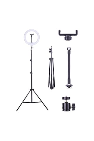 Dymax DX-12 10" Ring Light Sürekli Led Işık + 210 CM Tripod