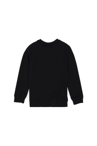 U.S. Polo Assn. Erkek Çocuk Siyah Basic Bisiklet Yaka Sweatshirt 50289143-VR046
