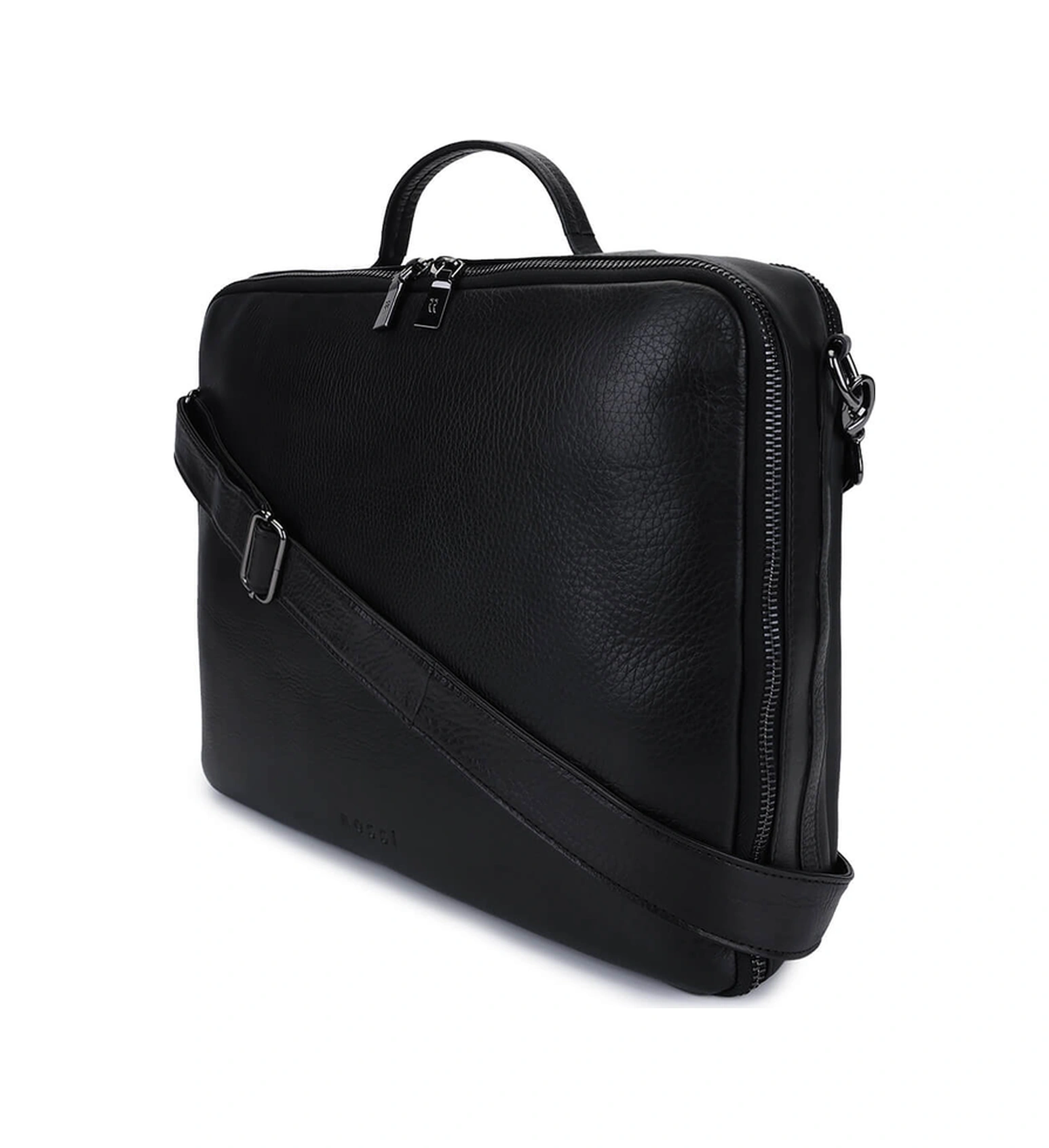 Bruno Shoes Bruno Rossi Bag Erkek Hakiki Deri Siyah Evrak Çantası 1048 330g Erk Cnt Sk25-26 Nero Siyah