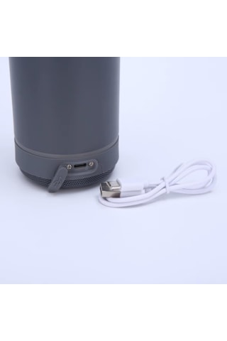 Bluetooth Hoparlörlü Paslanmaz Çelik Termos 600 Ml-çift Katmanlı Gri