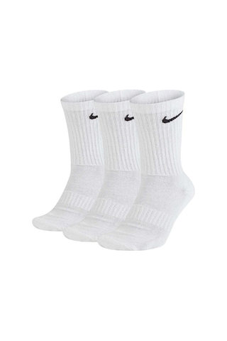 Nike Sx7664-100 Everyday Cushion Crew Unisex Çorap Beyaz