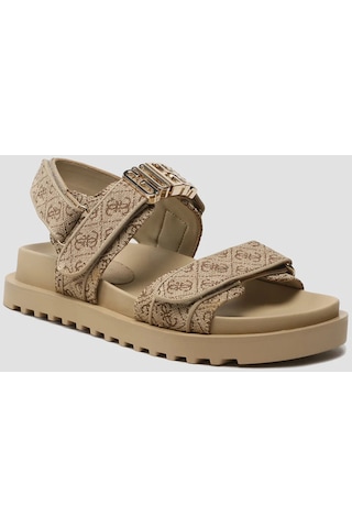 Beige / Brown Kadın Guess Footwear Dress Kadın Sandalet FL6FB2FAL Bej - Kahverengi