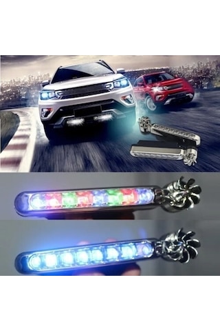 Led Çakar Lamba Seti Rgb Rüzgar Enerjili -9043993350913