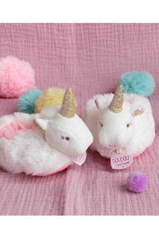 Doudou Hediye Kutulu Unicorn Panduf