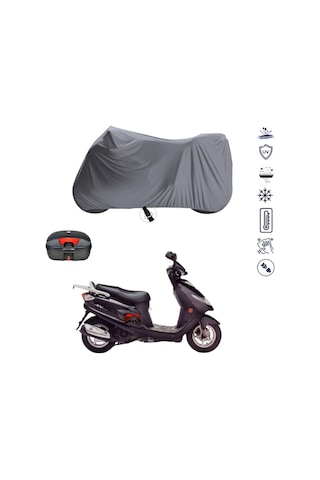 Suzuki An 125 HK ÇANTALI MOTOSİKLET BRANDA SU GEÇİRMEZ TOPCASE UYUMLU MOTOR BRANDA
