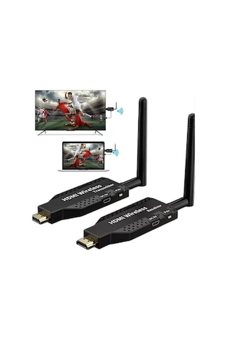 Powermaster Pm-19864 5.8g Kablosuz Hdmı Görüntü Aktarıcı 50 Metre Wireless Uzatıcı
