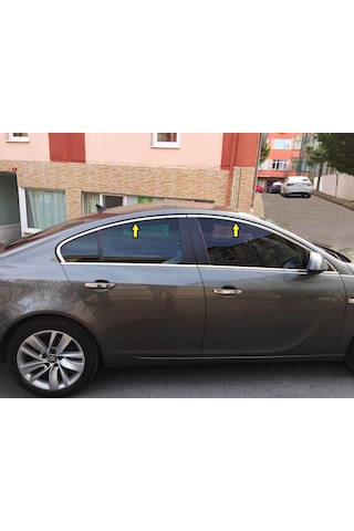 Opel Insıgnıa 2013-2016 Krom Cam Üst Çıtası Aksesuarı 4 Parça