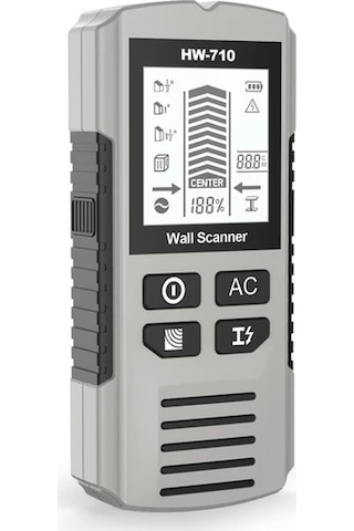 Xuweiwei Profesyonel Duvar Tarama Cihazi Gri 3 Tarama Modu Ahsap Metal Kablo Tespit Pille Calisir Insaat Elektrik Isleri Icin