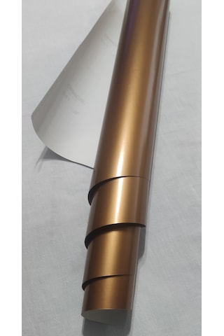 Bakır Renk Dayanıklı Araç Motor Mobilya Folyosu 126cm X 50 Cm