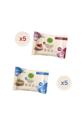 Karabuğday Patlağı Karma 10 Paket Glütensiz & Vegan