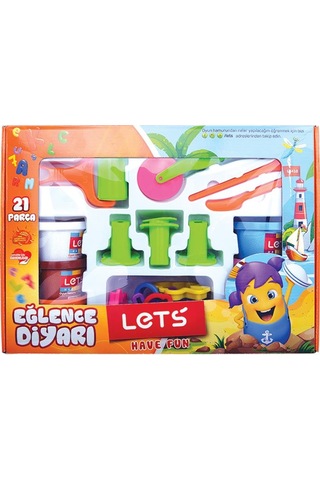 Let's Funny Eğitici Modelleme Oyun Hamuru Seti 22 Parça L9006