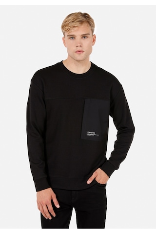 Colins Siyah Erkek Sweatshirt Cl1071919 Q1.v1 Blk Siyah