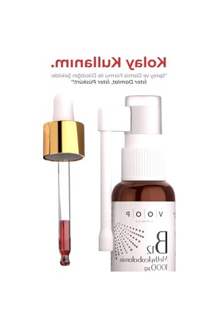Vitamin B12 Methylcobalamin Sprey-damla, 10 Ml