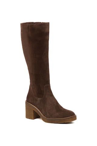 Marrone Çizme Kadın 25k12075xs Vergelio Suede Marrone