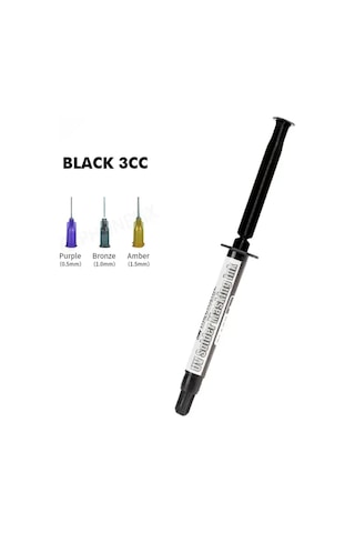 B10 Uv Solder Mask 3cc Işıkla Kürleşen Lehim Maskesi Devre Kartı Yalıtım Bord Boyası Siyah