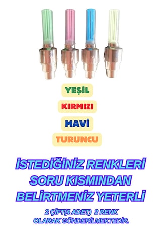 Belkis Bisiklet Sipob Işığı 2 Çift 4 Adet Hareket Sensörlü Sibop Işık Led Işıklı Bisiklet Çok Renkli Belkis Bisiklet Sipob Işığı 2 Çift 4 Adet Hareket Sensörlü Sibop Işık Led Işıklı Bisiklet Çok Renkli