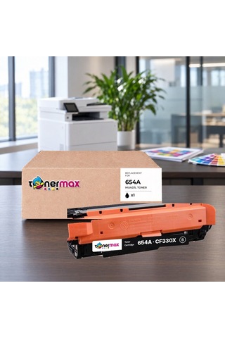 Hp 654a Cf330x Siyah Uyumlu Toner - Çipli / Color Laserjet Enterprise M651