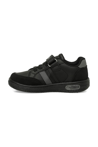 Kinetix Malıbu Pu Boy P Siyah Erkek Çocuk Sneaker Siyah-k Grı