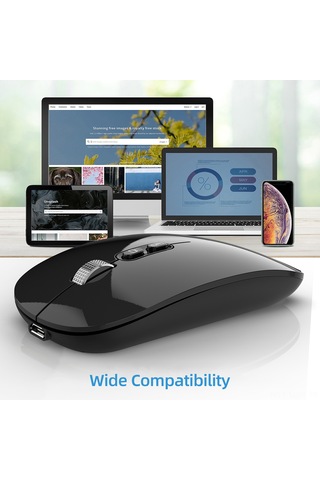 Monyee M103 Sessiz Tasarım, 3 Dpı Ayarlı, 500mah Pil İle Taşınabilir Kablosuz Fare Lazer