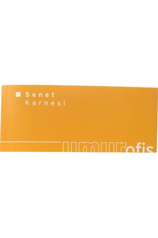 Umur Senet Karnesi 40 Yaprak