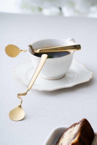 Karat Moon 2 Adet Kavisli Çelik Kaşık - 16 Cm