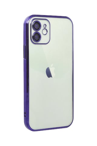 Apple iPhone Uyumlu 11 Kılıf Razer Lensli Silikon - Mor