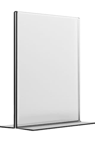 Heroglas A6 T Tipi Dikey Masa Üstü Şeffaf Pleksi / Föylük-fiyatlı