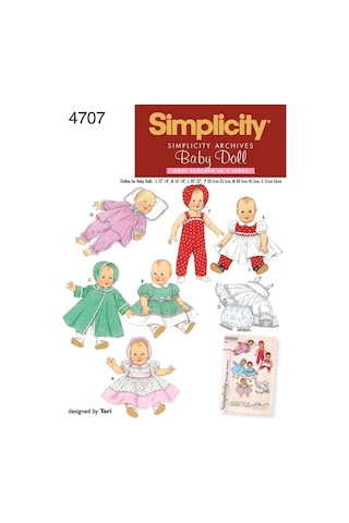 10 Is Shoes Simplicity Kesim Şablonu 4707 Bir Elbise Oyuncak Bebek Açik Mavi