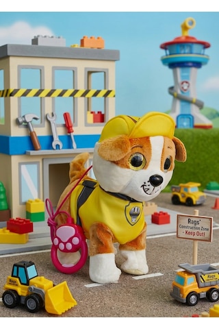 Paw Patrol Köpek Yürüyen, Havlayan Müzikli Tasmalı Kumandalı Peluş Oyuncak Paw Patrol Peluş Köpek, Paw Petrol Oyuncak Sarı