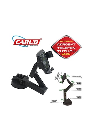 Carub Telefon Tutucu Akrobat 360 43cm Vantuzlu
