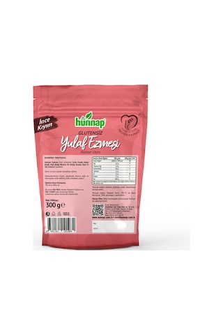 Glutensiz Yulaf Ezmesi İnce Kıyım 300 Gr