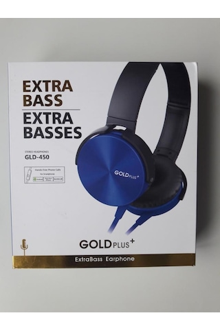 Gold Plus Extra Bass Stereo Kulak Üstü Kulaklık