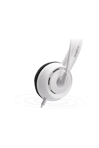 Djustable Oyun Kulaklıkları Masaüstü Dizüstü Bilgisayar Çok Yönlü Ses İçin Mikrofon Beyaz Kulaklık Gürültü Koşu Kulaklıkları