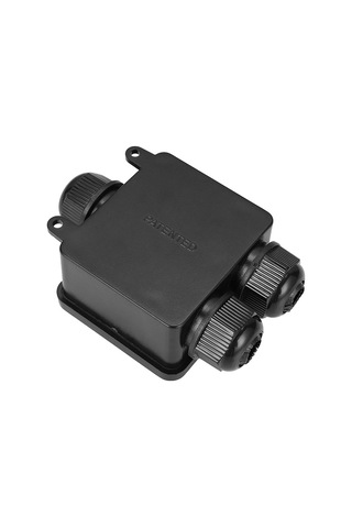 Youtek G712 Dış Mekan Kablolu Su Geçirmez Terminal Kutusu - Ip68 Koruyucu, 1 Giriş 2 Çıkışlı Abs/pc Malzeme, 10a Akım Kapasitesi