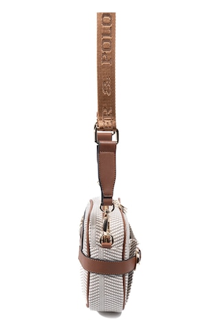Silver Polo Sp1256 Kadın Çapraz Çanta Hasır Bej-taba
