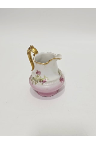 Limoges Minyatür Desen Porselen Sürahi 10cm