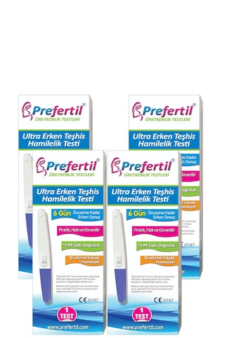 Ultra Erken Teşhis Gebelik/hamilelik Testi - 4 Kutu 4 Test