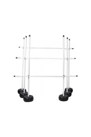 Leyaton Slalom Takımı Boş Futbol Antrenman Slalom Takımı 12' li Beyaz - Siyah