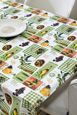 Sufre Sıvı Geçirmez Masa Örtüsü Sofra Bezi Sofra Örtüsü Piknik Örtüsü Zeytin