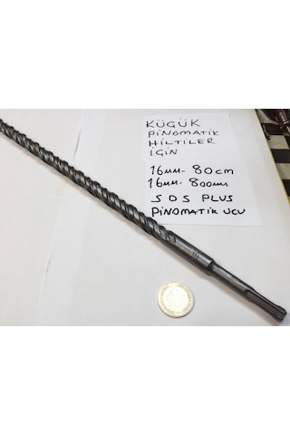16x800 Sds Plus Yani 16 Mm Kalınlığında 80 Cm Boyunda Pinomatik K